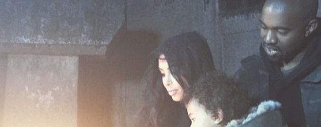 Kim Kardashian, Kanye West und North West Kim Kardashian, Kanye West und North West