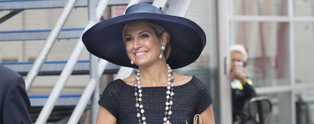 Königin Maxima bei einer Schiffstaufe in Rotterdam Königin Maxima bei einer Schiffstaufe in Rotterdam