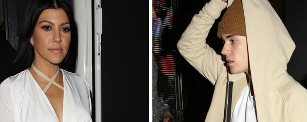 Justin Bieber und Kourtney Kardashian Justin Bieber und Kourtney Kardashian