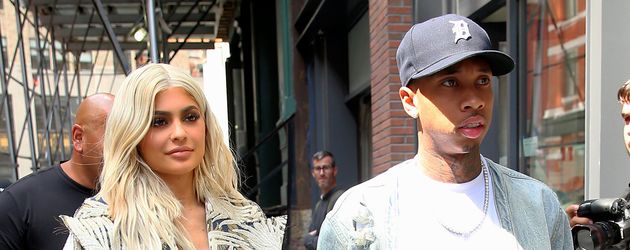 Kylie Jenner mit Freund Tyga in New York City Kylie Jenner mit Freund Tyga in New York City