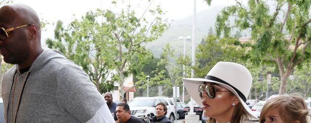Khloe Kardashian, Lamar Odom, Penelope Disick und Mason Disick Khloe Kardashian, Lamar Odom, Penelope Disick und Mason Disick
