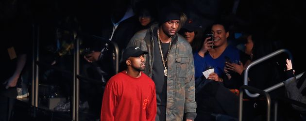 Lamar Odom und Kanye West (l.) in New York City Lamar Odom und Kanye West (l.) in New York City