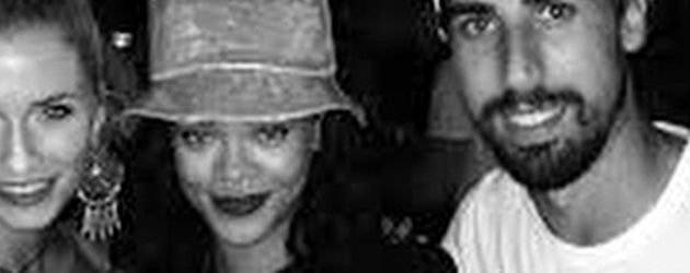 Sami Khedira, Rihanna und Lena Gercke Sami Khedira, Rihanna und Lena Gercke