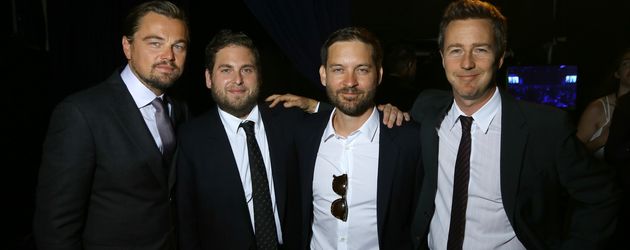 Leonardo DiCaprio, Jonah Hill, Tobey Maguire und Edward Norton (v.l.n.r.) Leonardo DiCaprio, Jonah Hill, Tobey Maguire und Edward Norton (v.l.n.r.)
