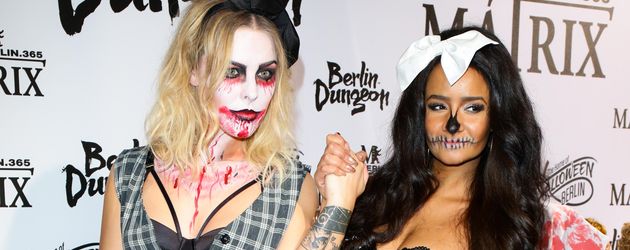 Leonore Bartsch und Gabby bei der Halloween-Party von Natascha Ochsenknecht Leonore Bartsch und Gabby bei der Halloween-Party von Natascha Ochsenknecht
