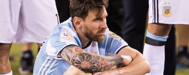 Lionel Messi beim Copa America 2016 Finalspiel Chile gegen Argentinien in East Rutherford Lionel Messi beim Copa America 2016 Finalspiel Chile gegen Argentinien in East Rutherford