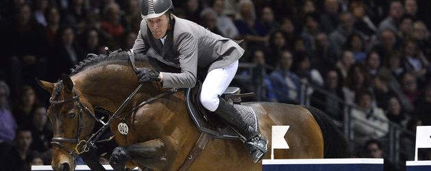 Ludger Beerbaum mit seinem Pferd Chaman 1999 beim Longines Fei World Cup bei der Jumping Internatio Ludger Beerbaum mit seinem Pferd Chaman 1999 beim Longines Fei World Cup bei der Jumping Internatio