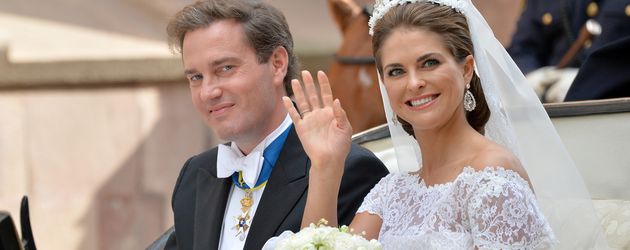 Christopher O'Neill & Prinzessin Madeleine von Schweden bei ihrer Hochzeit im Juni 2013 Christopher O'Neill & Prinzessin Madeleine von Schweden bei ihrer Hochzeit im Juni 2013
