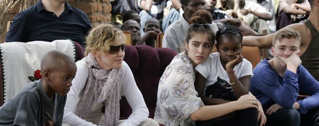 Madonna mit ihren vier Kids, 2013 Madonna mit ihren vier Kids, 2013
