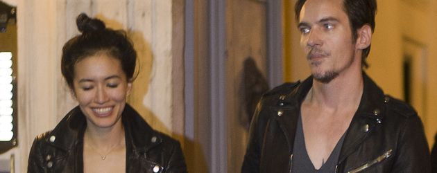 Mara Lane und Jonathan Rhys Meyers in Rom Mara Lane und Jonathan Rhys Meyers in Rom