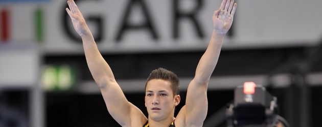 Marcel Nguyen beim "EnBW Gymnastics World Cup" in Stuttgart Marcel Nguyen beim "EnBW Gymnastics World Cup" in Stuttgart