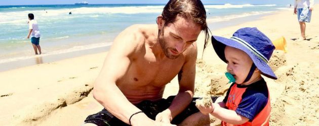 Marcus Kowal und Söhnchen Liam Marcus Kowal und Söhnchen Liam