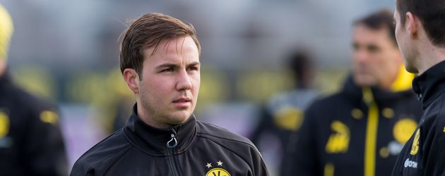 Fußballer Mario Götze im Februar 2017 Fußballer Mario Götze im Februar 2017