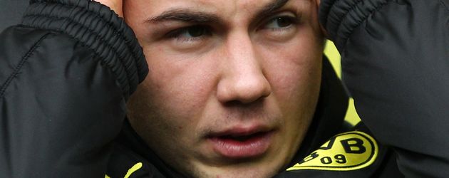 Mario Götze beim Spiel Borussia Dortmund - FC Augsburg Mario Götze beim Spiel Borussia Dortmund - FC Augsburg