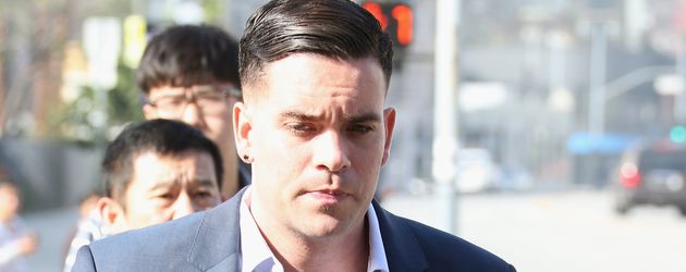 Mark Salling auf dem Weg ins Gericht im Juni 2016 Mark Salling auf dem Weg ins Gericht im Juni 2016