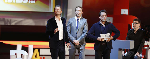 Wotan Wilke Möhring, Jan Josef Liefers und Markus Lanz Wotan Wilke Möhring, Jan Josef Liefers und Markus Lanz