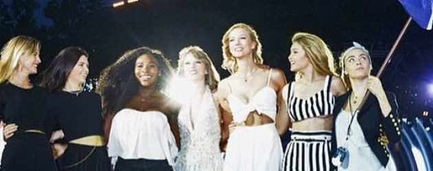 Gigi Hadid, Taylor Swift, Kendall Jenner, Cara Delevingne, Serena Williams, Karlie Kloss und Martha Gigi Hadid, Taylor Swift, Kendall Jenner, Cara Delevingne, Serena Williams, Karlie Kloss und Martha