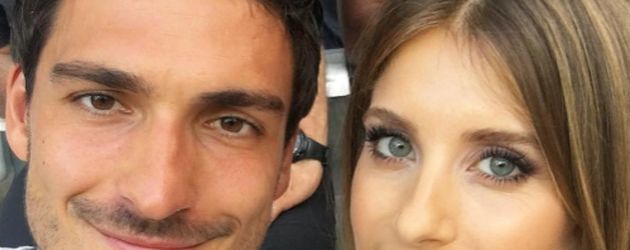 Mats und Cathy Hummels beim Halbfinalspiel Deutschland - Frankreich der EM 2016 in Marseille Mats und Cathy Hummels beim Halbfinalspiel Deutschland - Frankreich der EM 2016 in Marseille