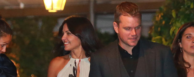 Matt Damon und Luciana Barroso Matt Damon und Luciana Barroso