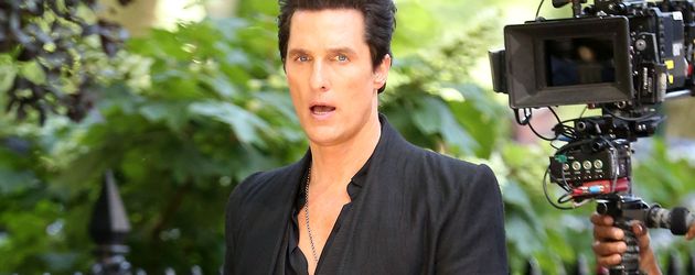 Matthew McConaughey beim Dreh für "The Dark Tower" in New York Matthew McConaughey beim Dreh für "The Dark Tower" in New York