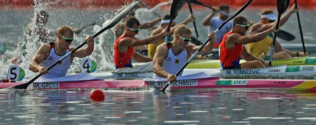Max Rendschmidt und Marcus Groß im Finale über 1000 Meter im Kajak-Doppel Max Rendschmidt und Marcus Groß im Finale über 1000 Meter im Kajak-Doppel