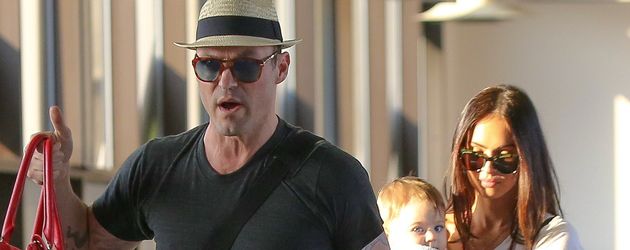 Megan Fox, Brian Austin Green und Bodhi Ransom Green Megan Fox, Brian Austin Green und Bodhi Ransom Green