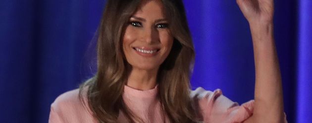 Melania Trump bei einem Wahlkampf-Termin in Pennsylvania Melania Trump bei einem Wahlkampf-Termin in Pennsylvania