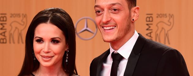 Grace Capristo und Mesut Özil beim Bambi 2015 Grace Capristo und Mesut Özil beim Bambi 2015