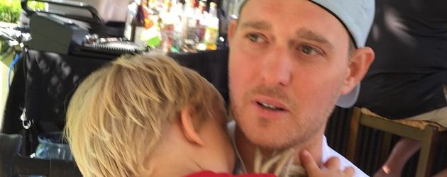 Michael Bublé und sein Sohn Noah Michael Bublé und sein Sohn Noah