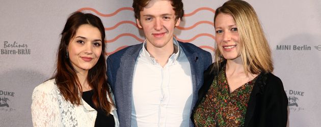 Michelle Math, Timur Bartels und Rebecca Rudolph bei der Bavaria Film Party RE:BOOT 2016 Michelle Math, Timur Bartels und Rebecca Rudolph bei der Bavaria Film Party RE:BOOT 2016