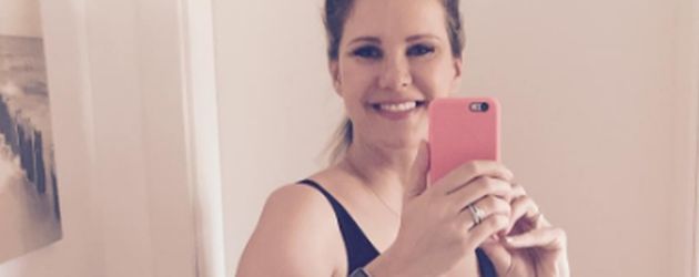 Monica Ivancan während ihrer zweiten Schwangerschaft Monica Ivancan während ihrer zweiten Schwangerschaft