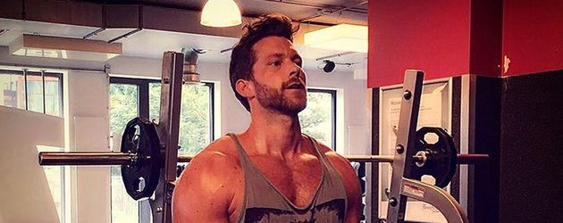 Oliver Sanne im Fitnessstudio Oliver Sanne im Fitnessstudio