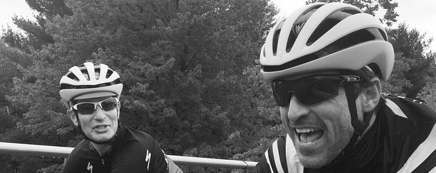 Patrick Dempsey unterwegs mit dem Rad Patrick Dempsey unterwegs mit dem Rad