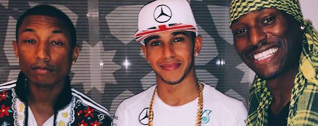 Lewis Hamilton und Pharrell Williams Lewis Hamilton und Pharrell Williams