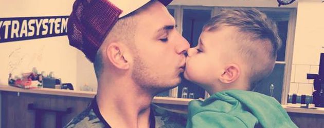 Pietro Lombardi und sein Sohn Alessio Pietro Lombardi und sein Sohn Alessio