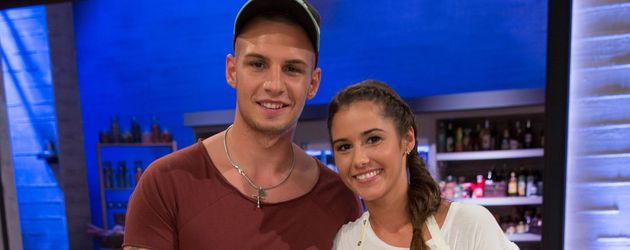 Pietro und Sarah Lombardi bei "Grill den Henssler" Pietro und Sarah Lombardi bei "Grill den Henssler"
