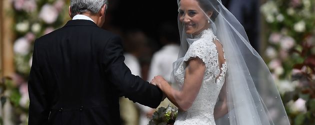 Pippa Middleton bei ihrer Hochzeit 2017 Pippa Middleton bei ihrer Hochzeit 2017