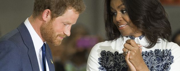 Prinz Harry und Michelle Obama Prinz Harry und Michelle Obama