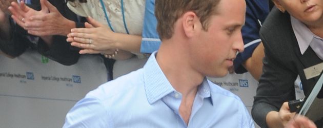 Prinz William mit Baby Prinz William mit Baby