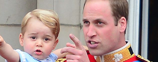 Prinz William und Prinz George Prinz William und Prinz George