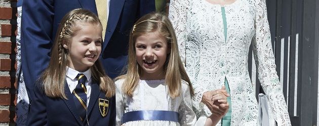 Prinzessin Letizia, Prinz Felipe von Spanien, Prinzessin Leonor von Spanien und Prinzessin Sofía von Prinzessin Letizia, Prinz Felipe von Spanien, Prinzessin Leonor von Spanien und Prinzessin Sofía von