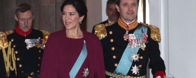 Prinzessin Mary und Prinz Frederik im Christiansborg Palace Prinzessin Mary und Prinz Frederik im Christiansborg Palace
