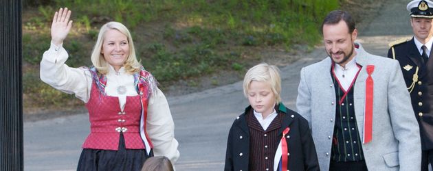 Prinzessin Mette-Marit und ihre Familie in Oslo Prinzessin Mette-Marit und ihre Familie in Oslo