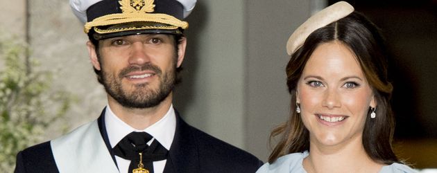 Prinzessin Sofia und Prinz Carl Philip bei Prinz Oscars Taufe Prinzessin Sofia und Prinz Carl Philip bei Prinz Oscars Taufe