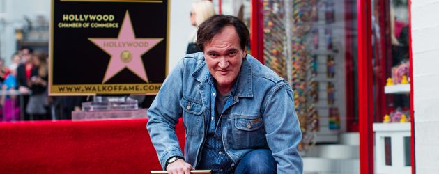 Quentin Tarantino und sein Stern auf dem "Walk of Fame" Quentin Tarantino und sein Stern auf dem "Walk of Fame"