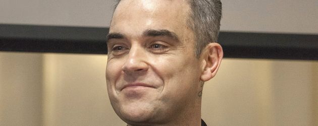 Robbie Williams im November 2016 bei einem Promotiopn-Termin in London Robbie Williams im November 2016 bei einem Promotiopn-Termin in London
