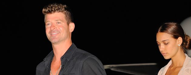Robin Thicke und April Love Geary Robin Thicke und April Love Geary