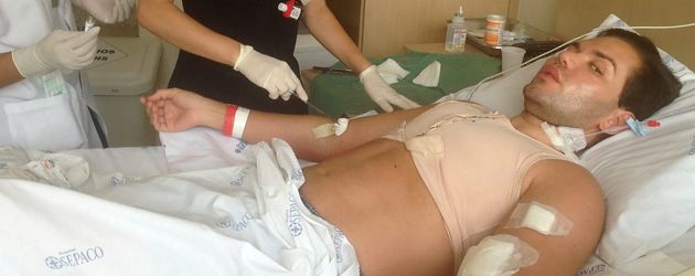 Rodrigo Alves im Krankenhaus Rodrigo Alves im Krankenhaus