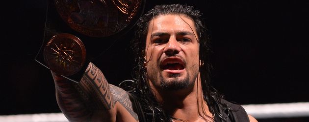 Roman Reigns nach einem WWE-Kampf Roman Reigns nach einem WWE-Kampf