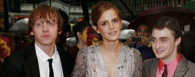 Emma Watson, Rupert Grint und Daniel Radcliff Emma Watson, Rupert Grint und Daniel Radcliff